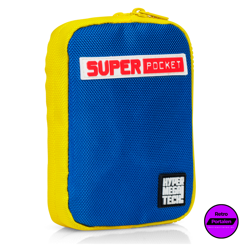 Blaze Evercade Super Pocket Fabric Case (NY) (Blue/Yellow) (Evercade)